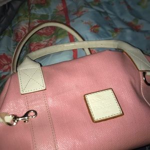 Dooney & Bourke baby pink 1975 vintage bag